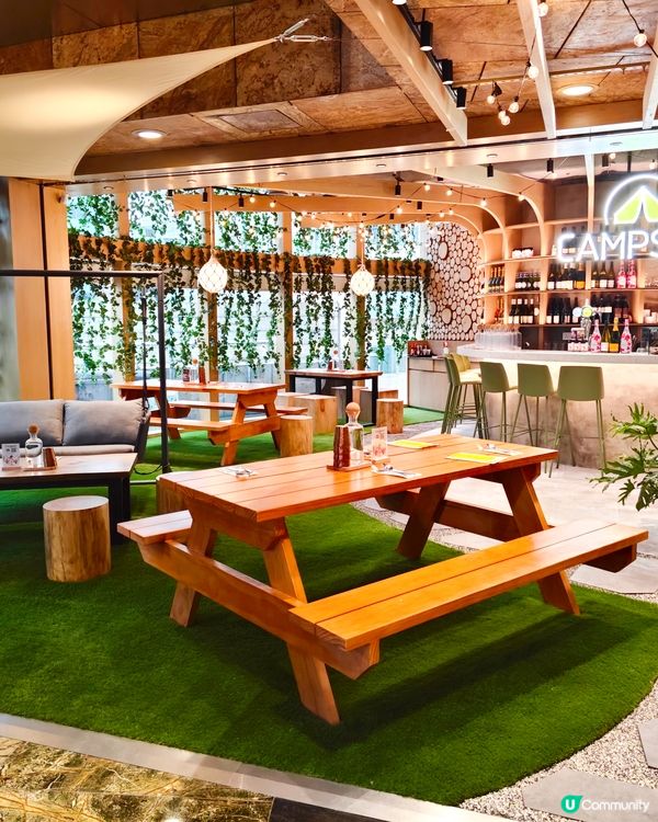 鬧市露營feel西餐廳