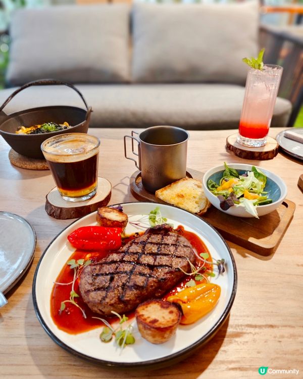 鬧市露營feel西餐廳