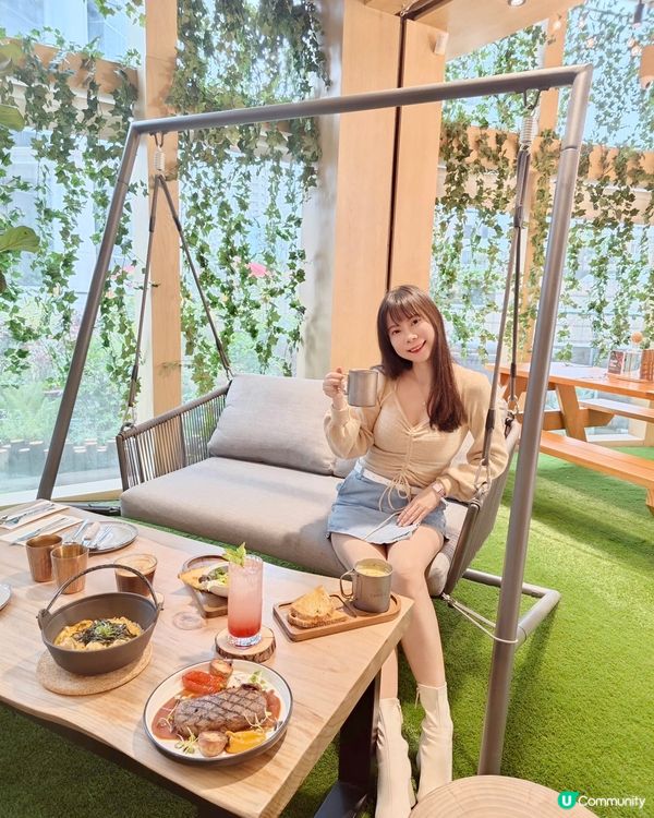 鬧市露營feel西餐廳