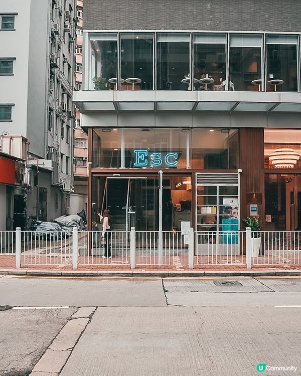 天后兩層高落地大玻璃Cafe 