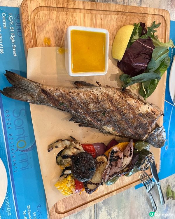 希臘地中海烤魚😋