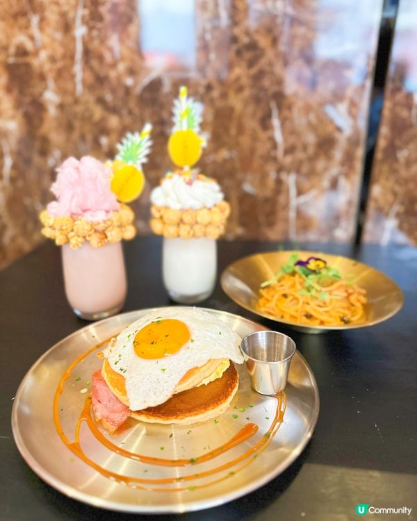 好耐無去食啲西式早餐，放假去咗大坊新開美式hot cake店...