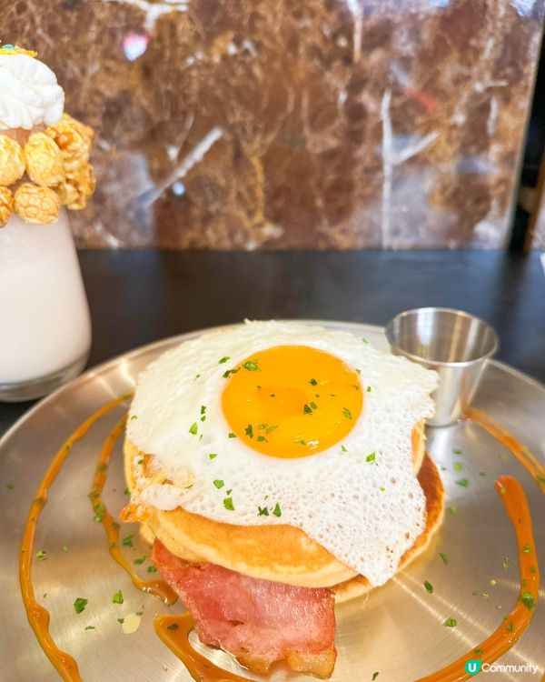 好耐無去食啲西式早餐，放假去咗大坊新開美式hot cake店...