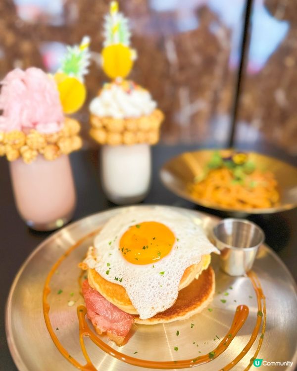 好耐無去食啲西式早餐，放假去咗大坊新開美式hot cake店...