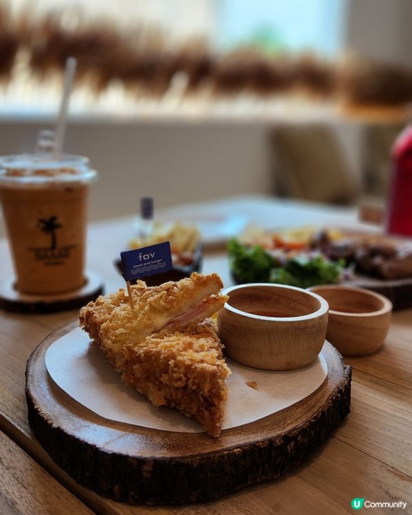 超香脆的火腿芝士吐司