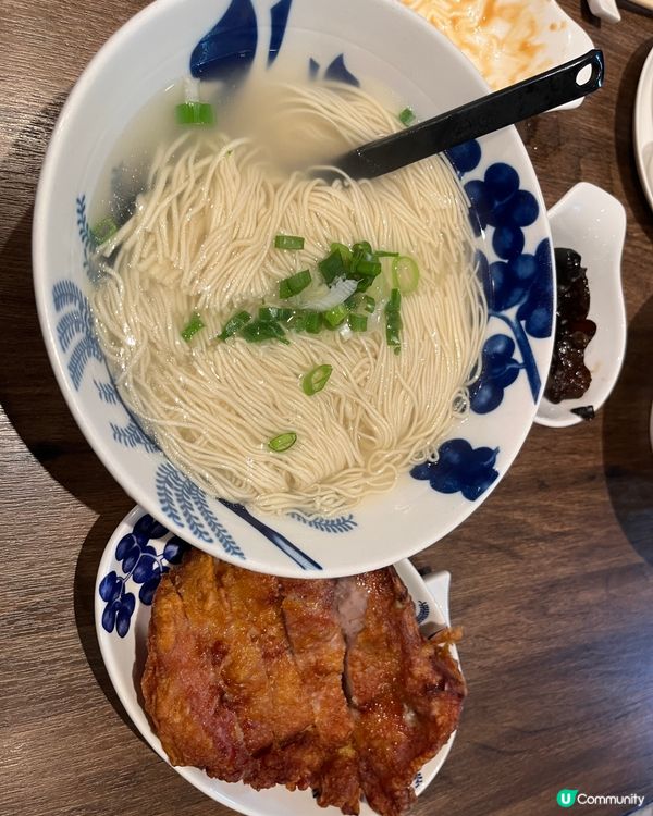 酥炸排骨手打麵