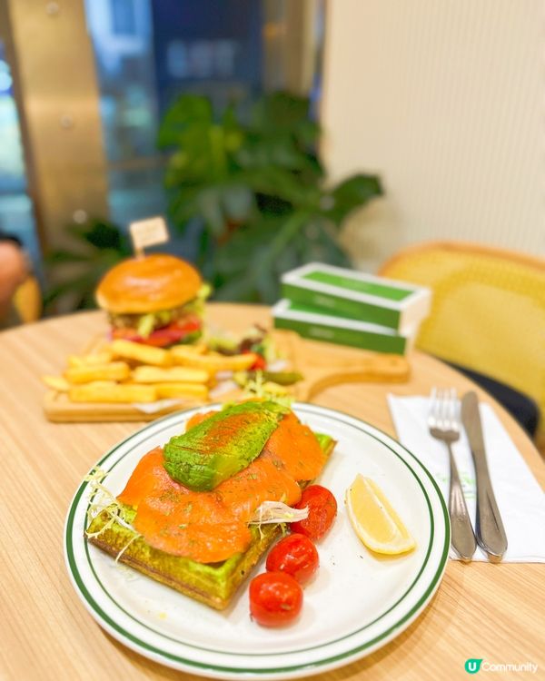 之前去過希慎食呢間💚Green Waffle🧇，今次就去咗中...