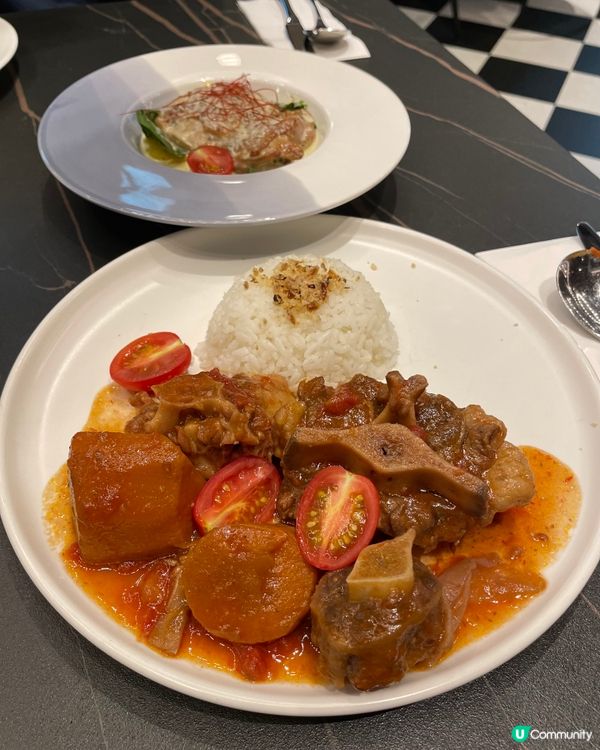 懷舊佈置抵食semi-lunch buffet