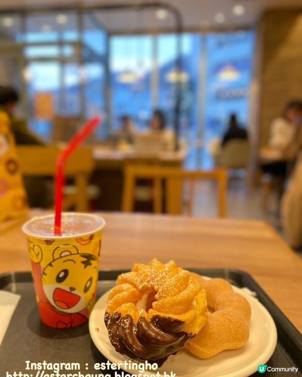 日本 Mister Donut 限定兒童餐 🍩 送可愛玻璃杯