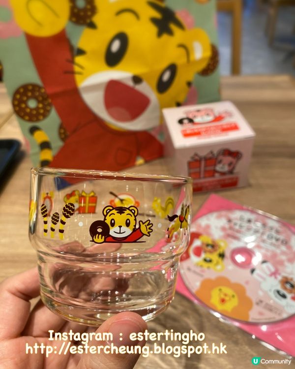 日本 Mister Donut 限定兒童餐 🍩 送可愛玻璃杯