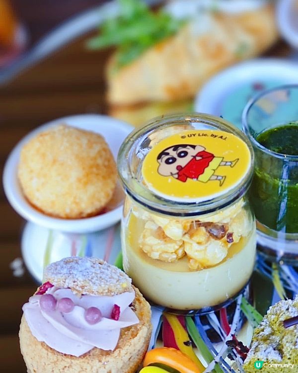 蠟筆小新主題下午茶套餐