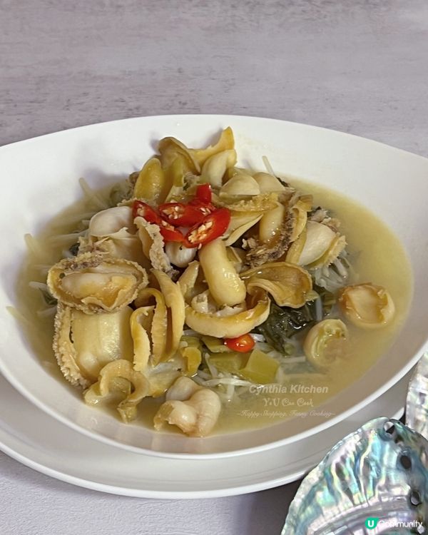 鮑魚酸菜湯～特出的鮮味~