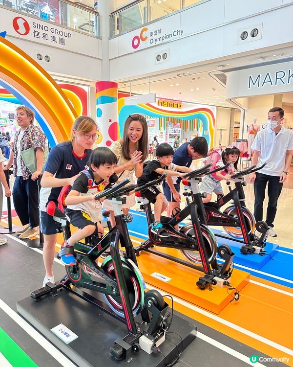 奧海城「夏日城市運動嘉年華」🥌🚴🏼🏓