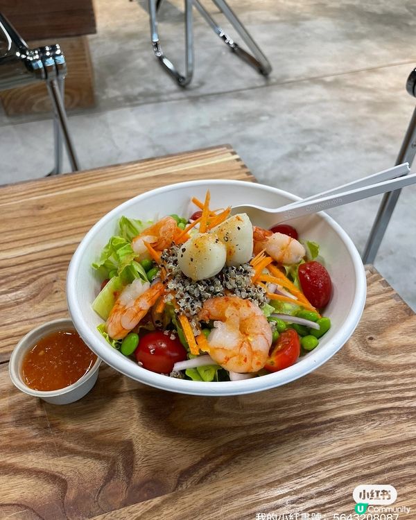 中環鬧市清新的一餐