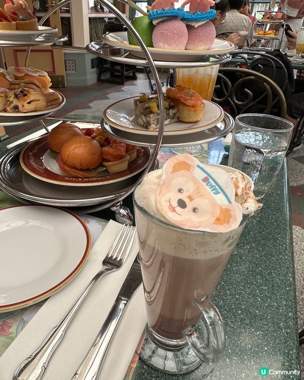 香港迪士尼樂園三層架下午茶 #甜蜜負荷