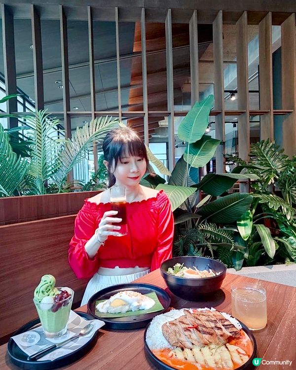 喺鰂魚涌太古坊有間超好坐嘅靚靚食堂KIN FOOD HALL...