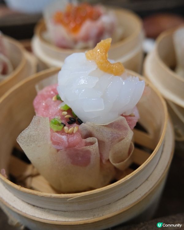 肉餅、燒賣！全部都係。。吞拿魚😍