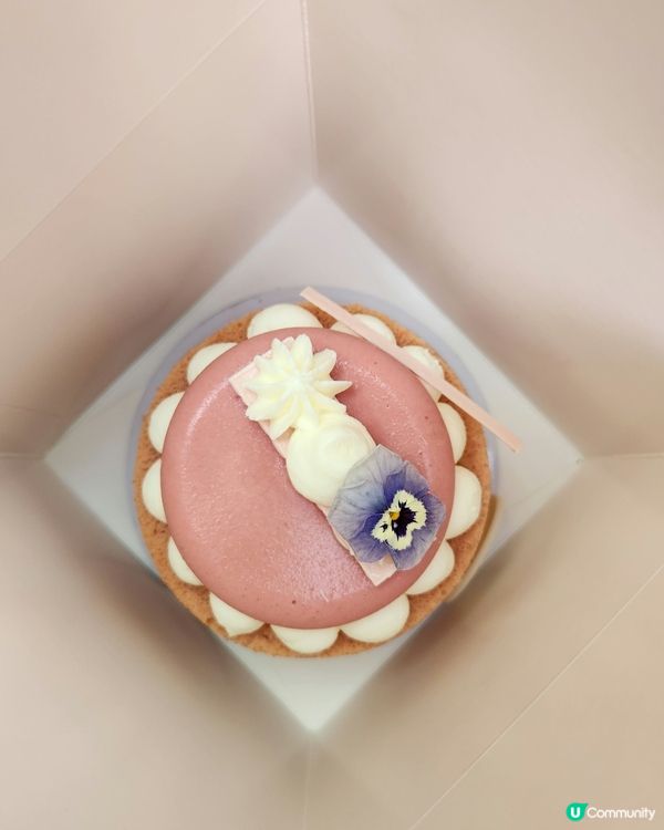 🍰粉紅石榴香梨蛋糕