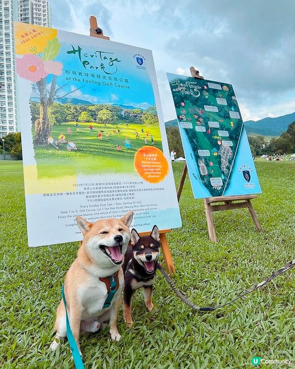 ⛳️🏌🏻‍♂️🌿一個慢活少年。同兩個爆電寶寶去草地的故事😶🫠