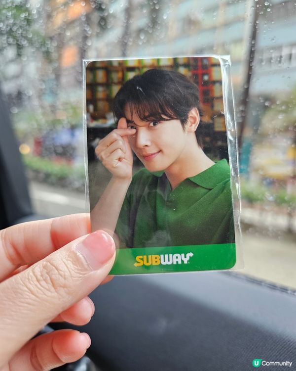 🍔Subway x 男神車銀優 #期間限定 小卡！ 
