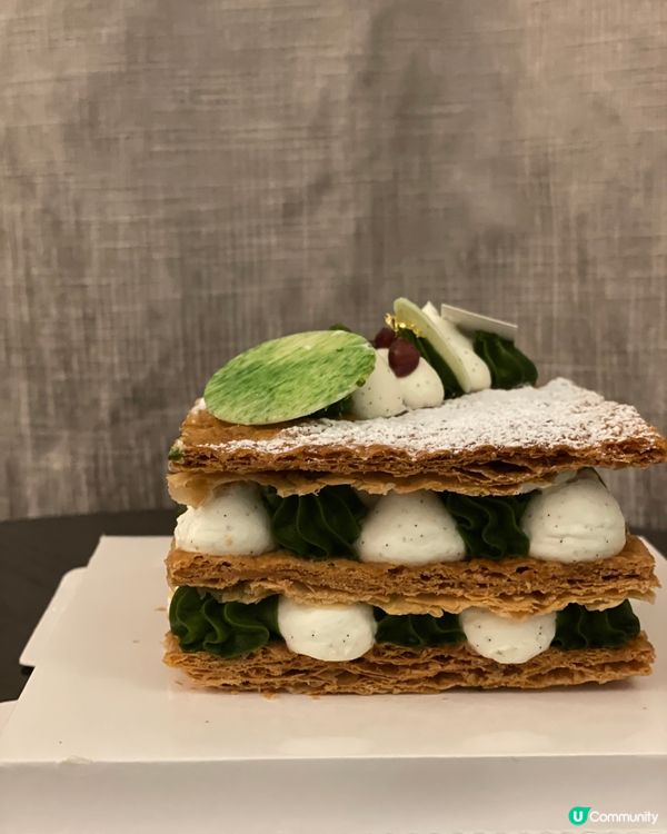 抹茶味拿破崙💛💛真係必試！慶生/紀念日都可以訂！