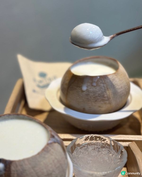 中秋梗要食湯圓🤩 用椰皇招積食