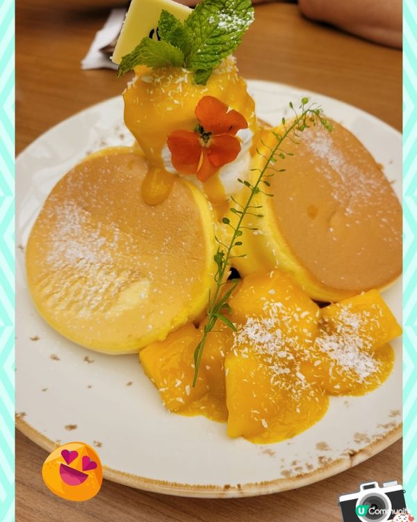 美味又吸晴嘅芒果Souffle Pancake😍