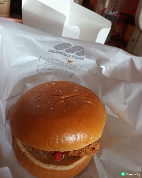 Mos burger 17周年感謝祭：章魚燒風吉列八爪魚漢堡
