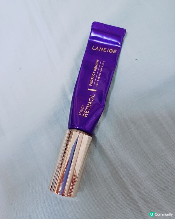 來自Laneige的Retinol抗皺護膚品
