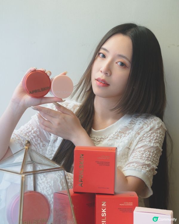 APRILSKIN 柔霧無瑕持妝氣墊與冰感霧面蜜粉