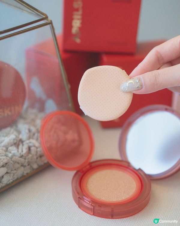 APRILSKIN 柔霧無瑕持妝氣墊與冰感霧面蜜粉