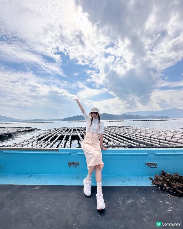 【日本有名牡蠣產地之一的糸島牡蠣養殖場】