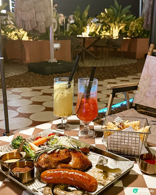 唔係外國係深圳！！加州度假露營風餐吧⛱️🏕️