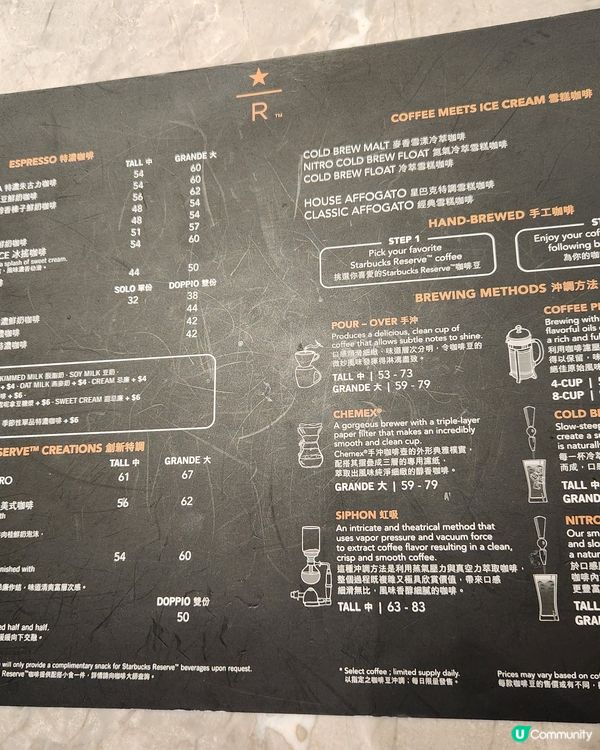 Starbucks Reserve⭐️臻選咖啡☕️