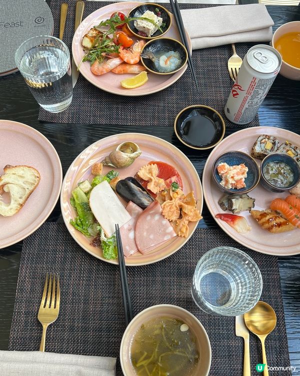 東隅酒店嘅半自助餐真係好好食！