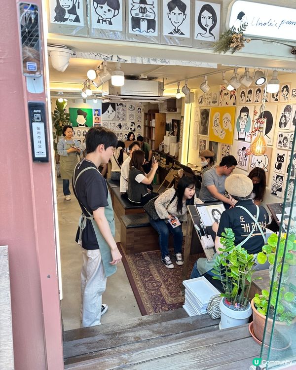 文青必去延南洞畫畫🎨