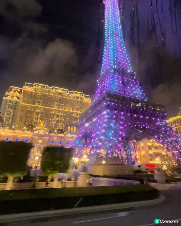 夜晚既澳門巴黎人