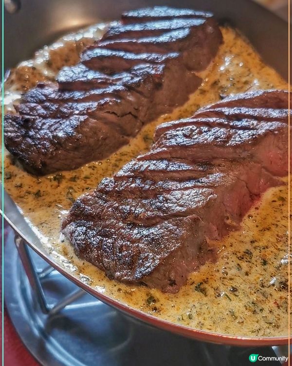 法式牛油香煎肉眼扒