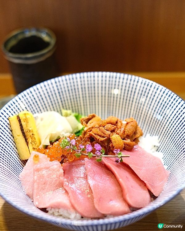 海膽蟹肉蟹膏拖羅丼飯大滿足