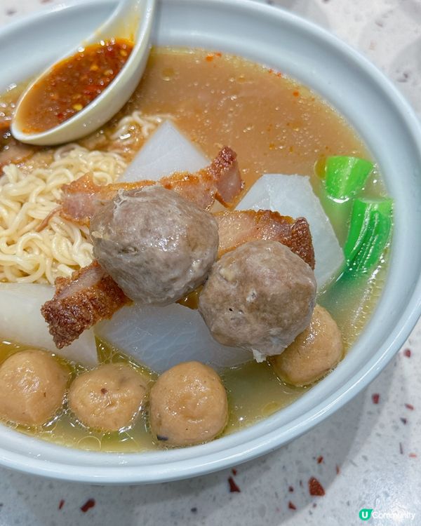 元朗合益路新開咗間潤暉車仔麵🌟