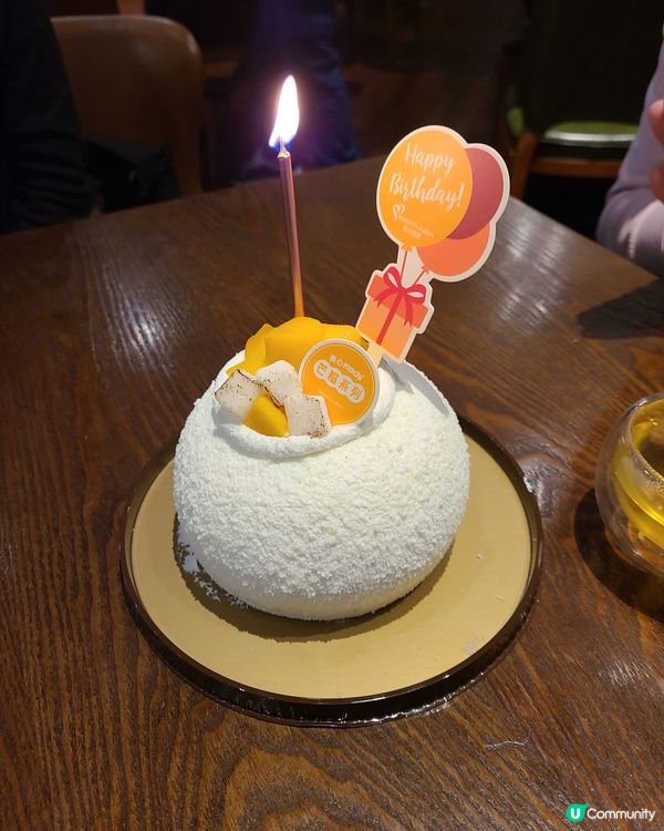 慶生第三擊～芒果麻薯蛋糕