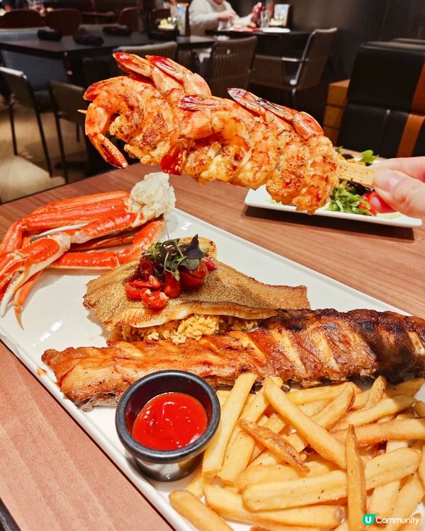 去澳洲牛扒餐廳Outback Steakhouse吃大餐😋見...