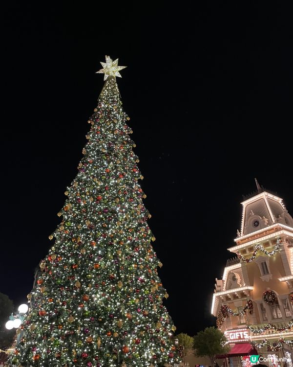 滿滿迪士尼聖誕氣氛的樂園，無論是各樣產品，紅色綠色充滿聖誕感...