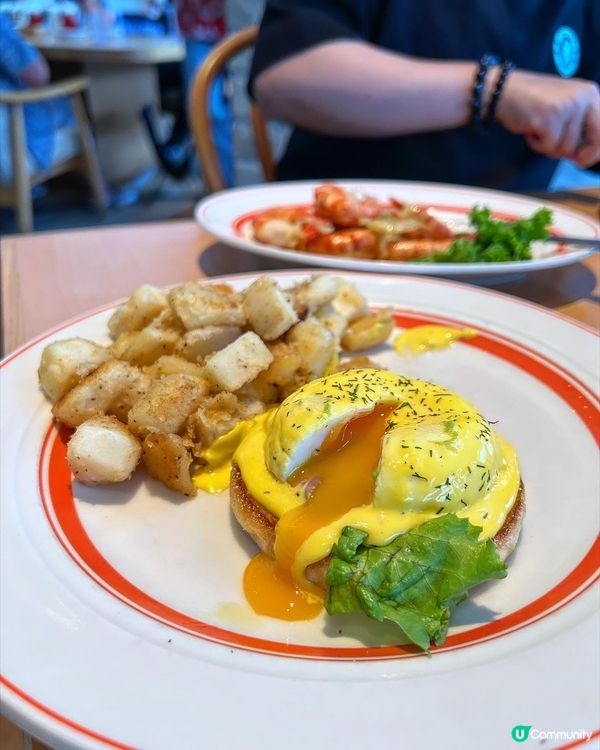 ʚ♡ 浮誇的鬆餅 • 完美的班尼迪蛋 • 想無限再訪 ♡ɞ