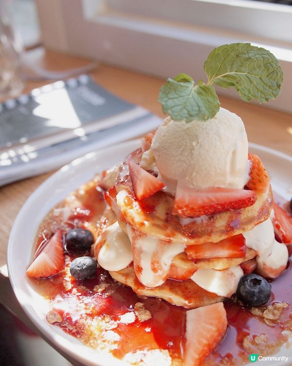 元朗隱藏轉角cafe🥞靚啡配熱香餅