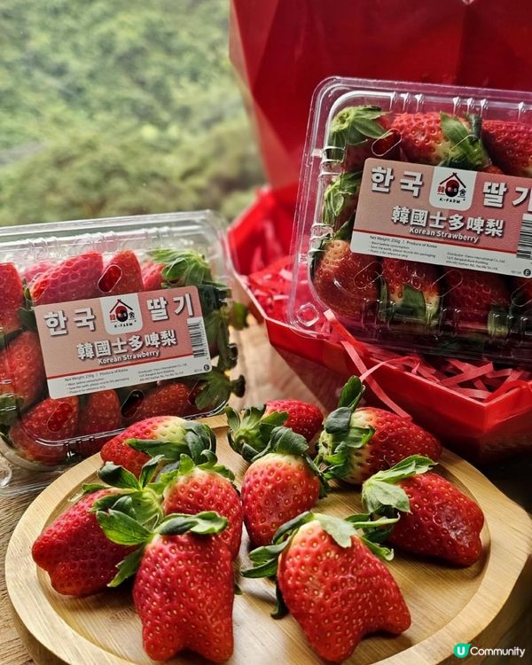 超香甜 ❕韓國K-farm金實士多啤梨🍓