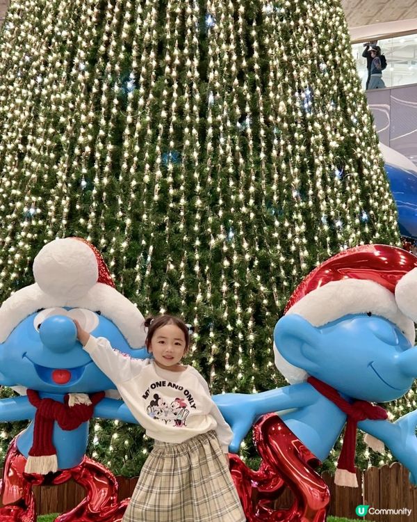 聖誕打卡必去景點｜東薈城 x「藍精靈聖誕村莊」| 『蘑』幻迷離蘑菇屋 ｜彷如置身TeamLab