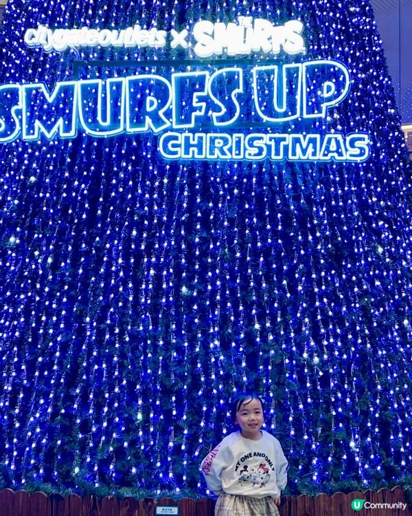 聖誕打卡必去景點｜東薈城 x「藍精靈聖誕村莊」| 『蘑』幻迷離蘑菇屋 ｜彷如置身TeamLab