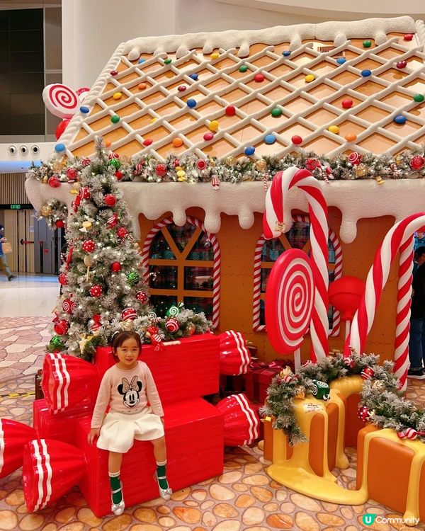 聖誕打卡必去景點 ｜將軍澳PopCorn x 「冬日甜蜜糖果屋」| 走進甜蜜奇幻世界 