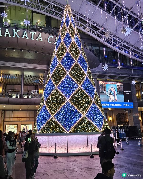 冬天節日必去福岡博多，好靚既地方，覺得凍可以食碗拉麵